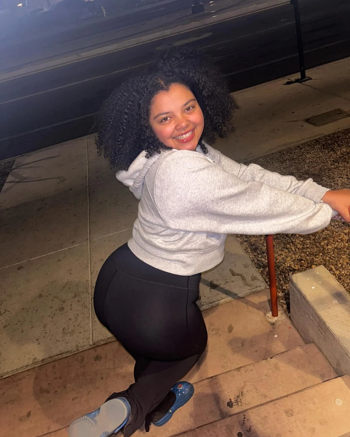 Pretty mixed redbone teen image 8