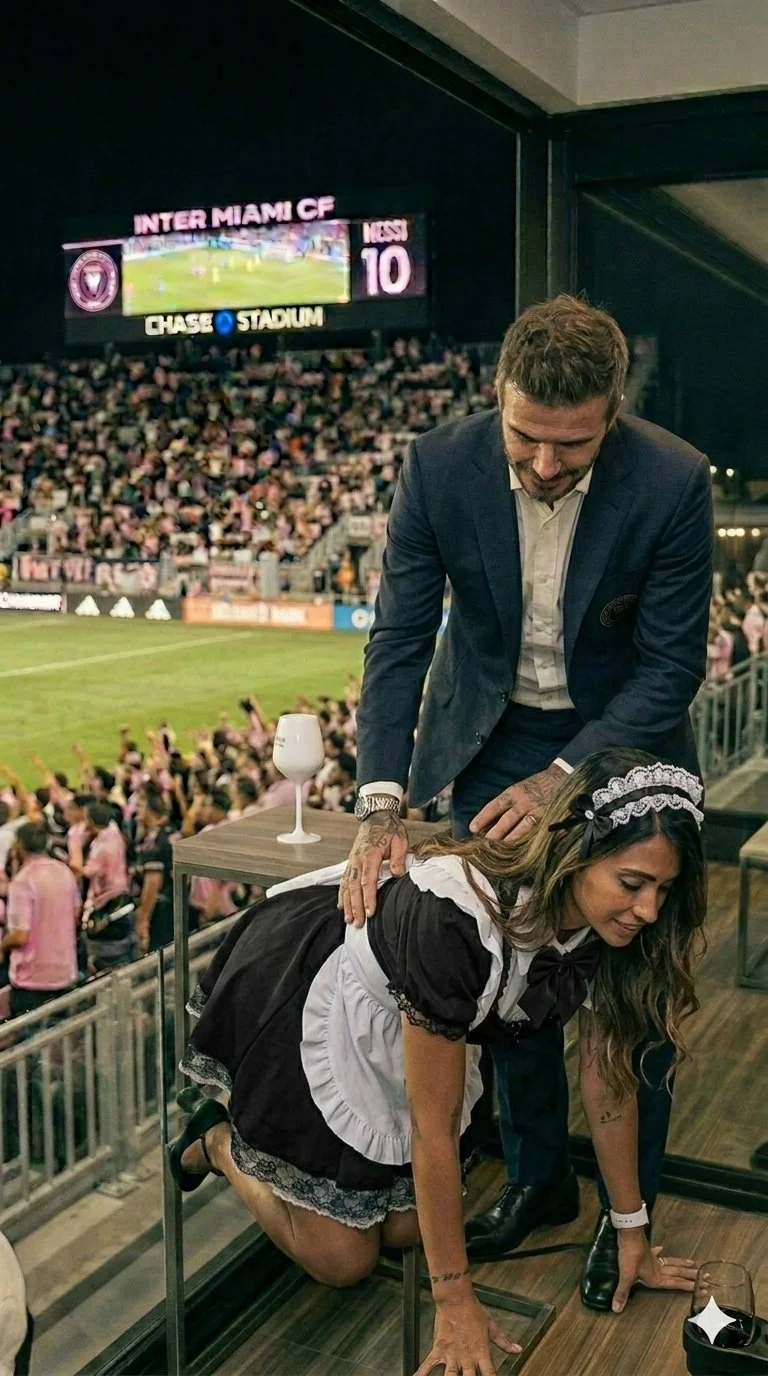 Antonela Roccuzzo y David Beckham de fiesta en palco del Inter de Miami🔥 image 8