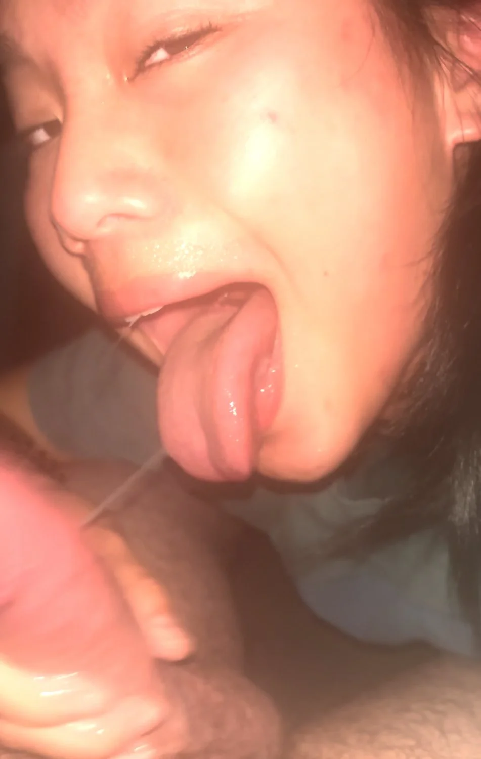 asian teen slut loves white cock + AI goon challenge image 5