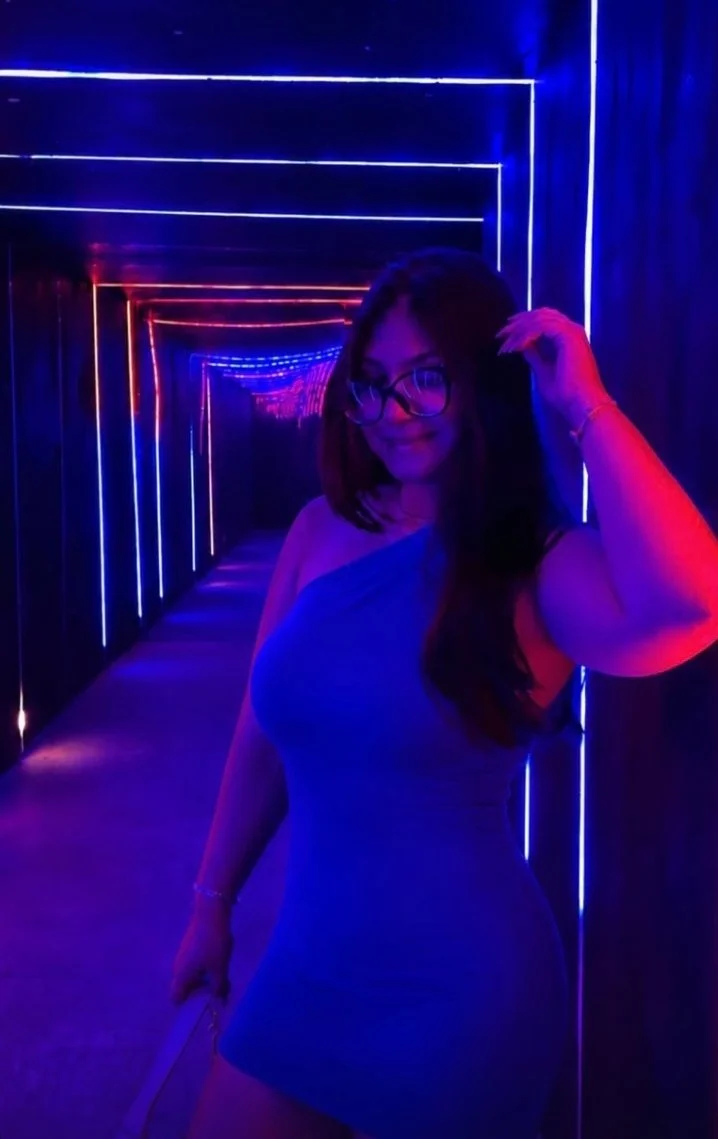 Big-breasted woman with glasses image 6