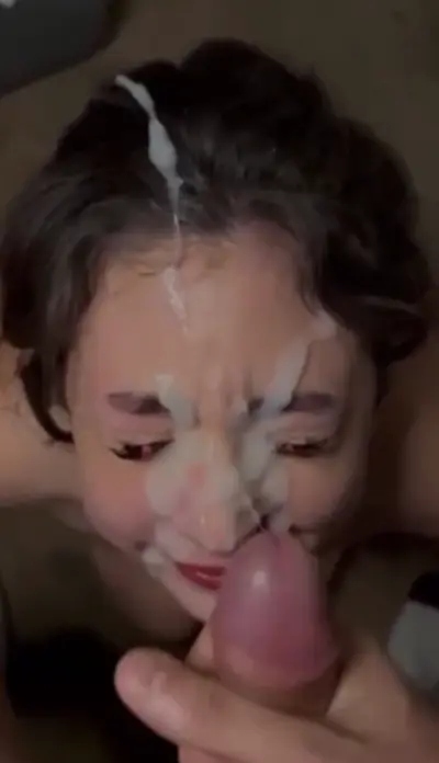 Petite teen got huge facial cover image