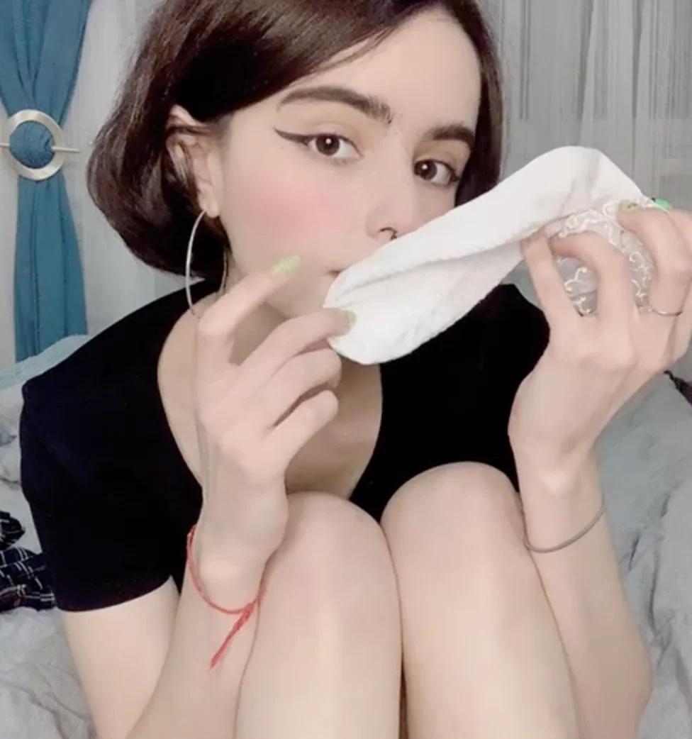 Russian Babe Sniffing Socks and Feet Custom image 3