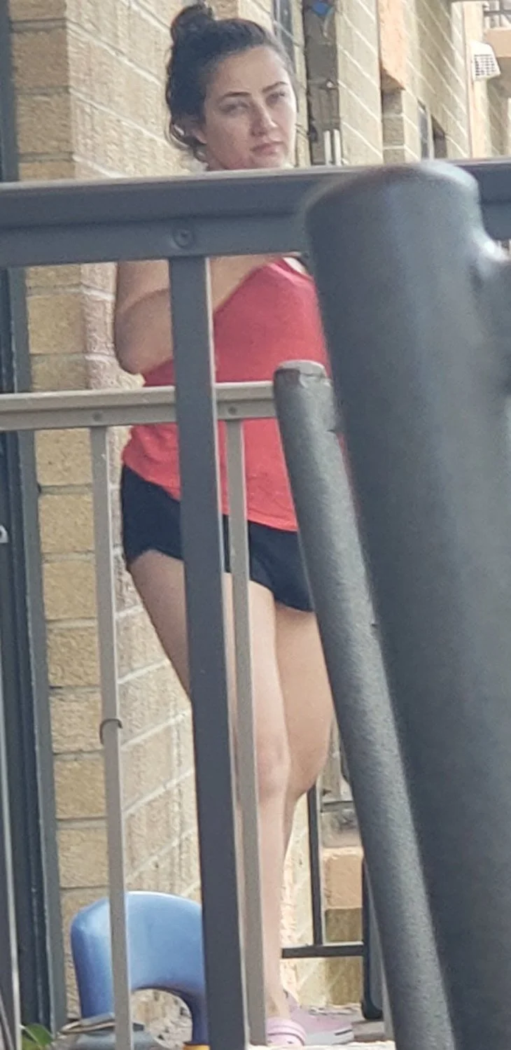 Spying on my Columbian neighbor Adriana on her balcony 🥵🇨🇴 image 2