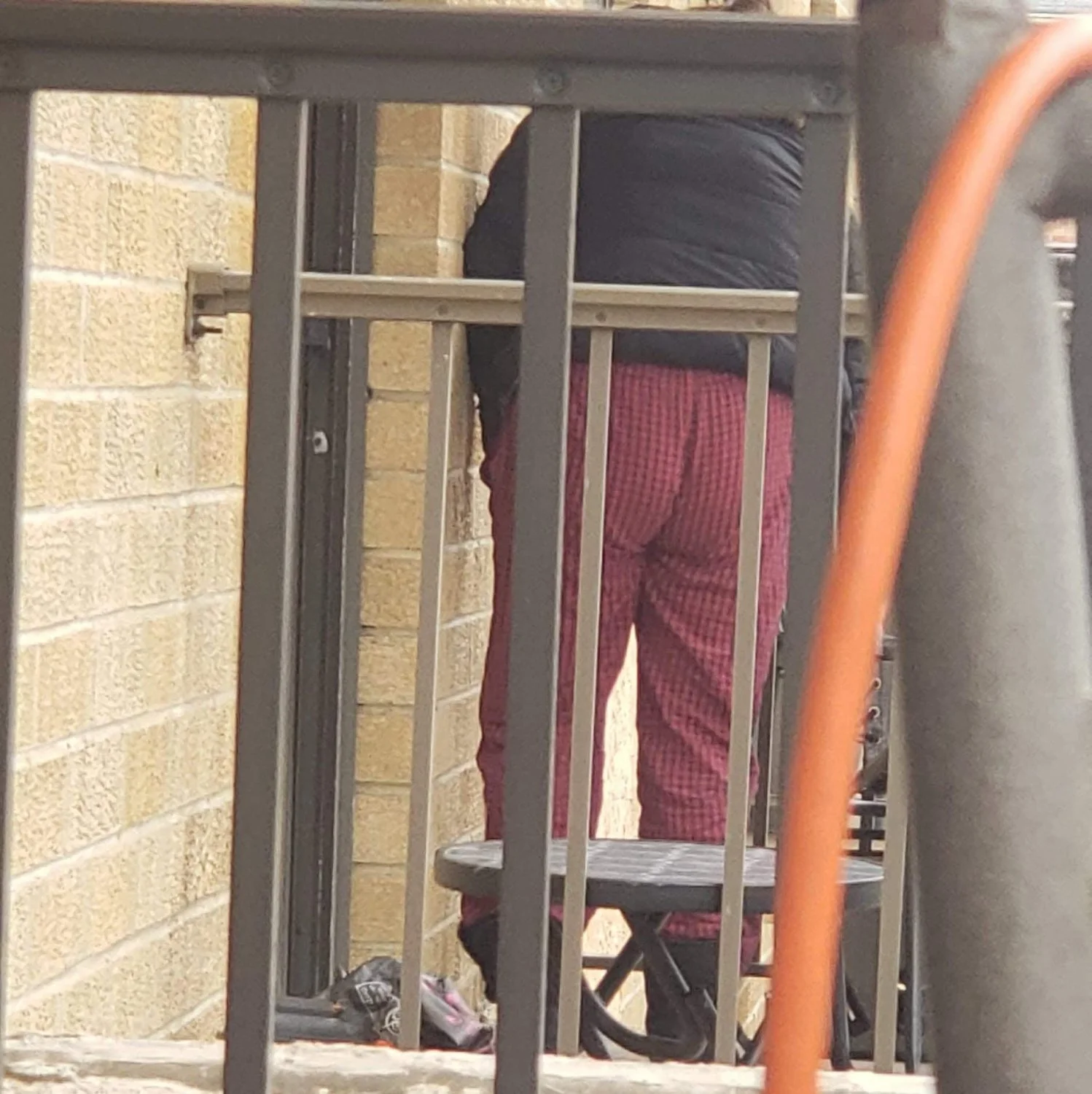Spying on my Columbian neighbor Adriana on her balcony 🥵🇨🇴 image 5