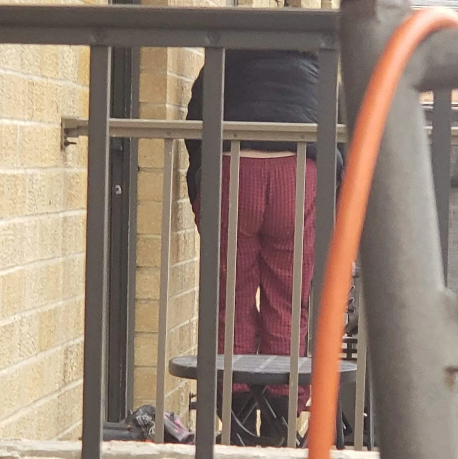 Spying on my Columbian neighbor Adriana on her balcony 🥵🇨🇴 image 8