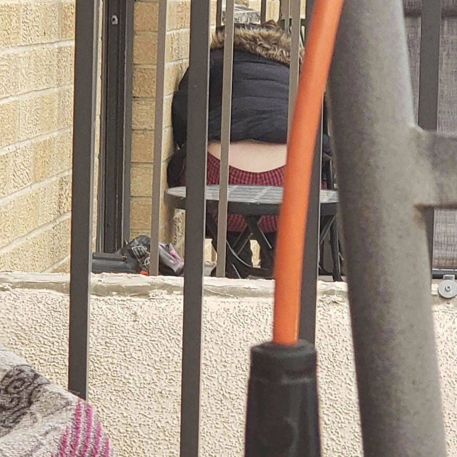 Spying on my Columbian neighbor Adriana on her balcony 🥵🇨🇴 image 9