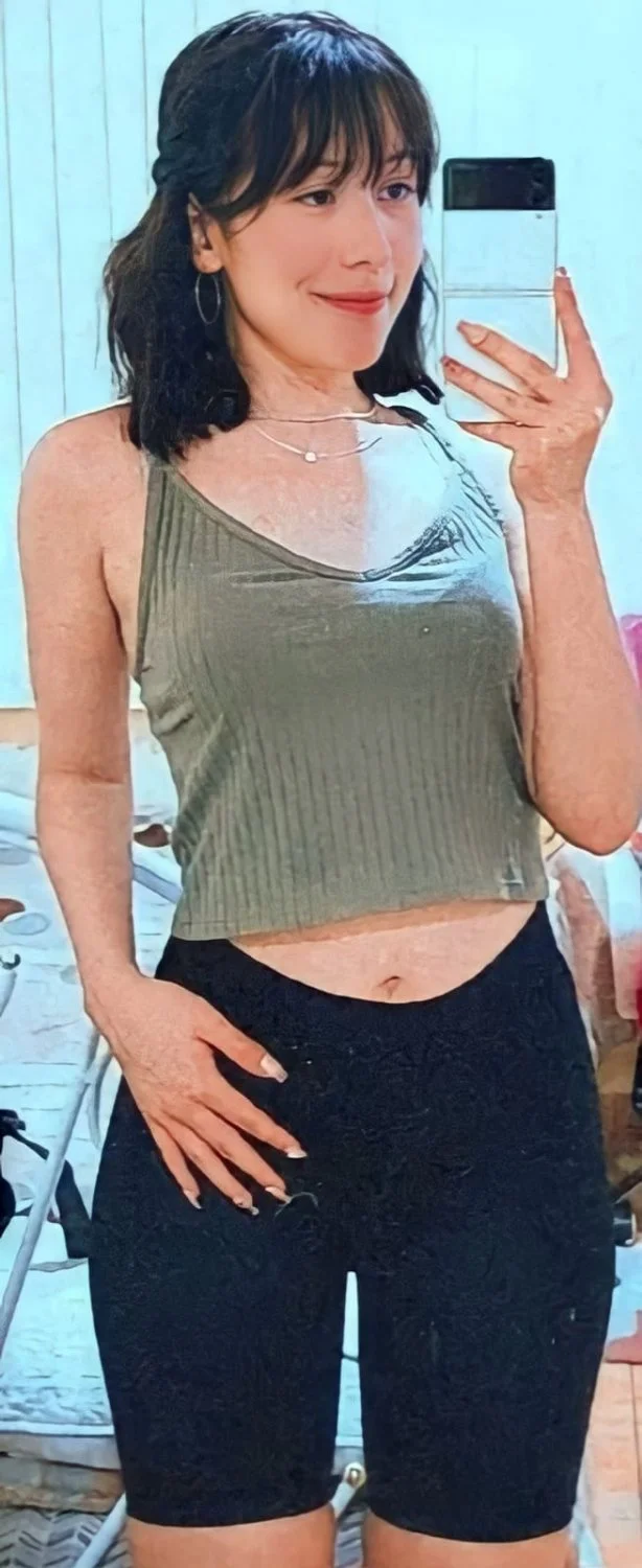 Pretty White Latina/asian with cute ass image 2