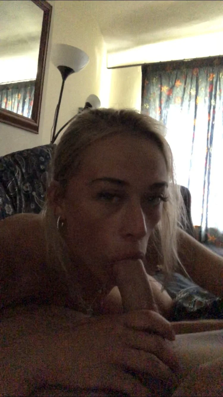 Sexy blonde sorority slut facial image 3