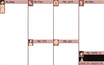 Slut Inspection Card Templates (Feet, etc.) cover image