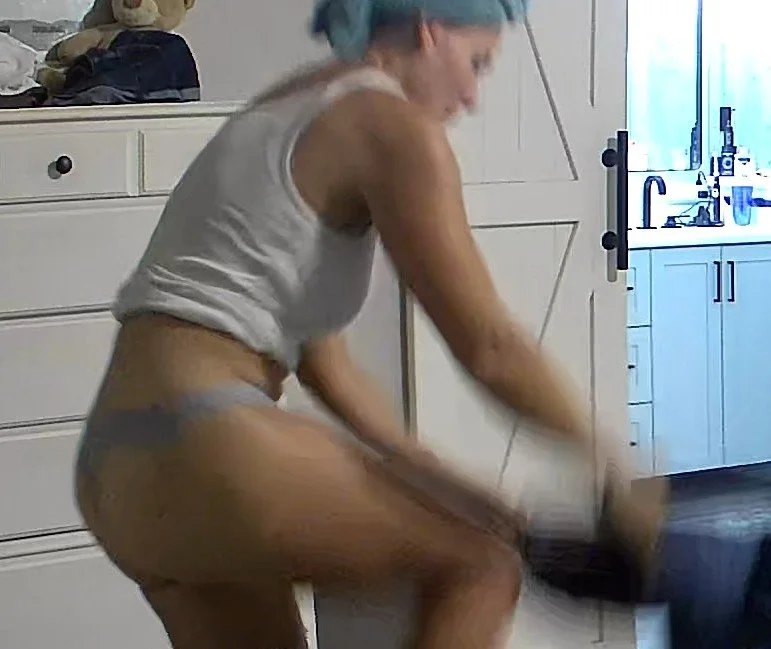 HOT tan MILF Mom caught on cam image 15