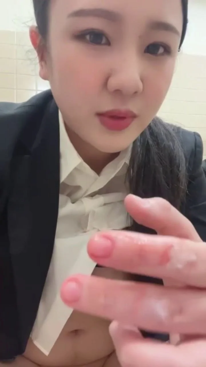 Chinese business woman has fun on break image 3