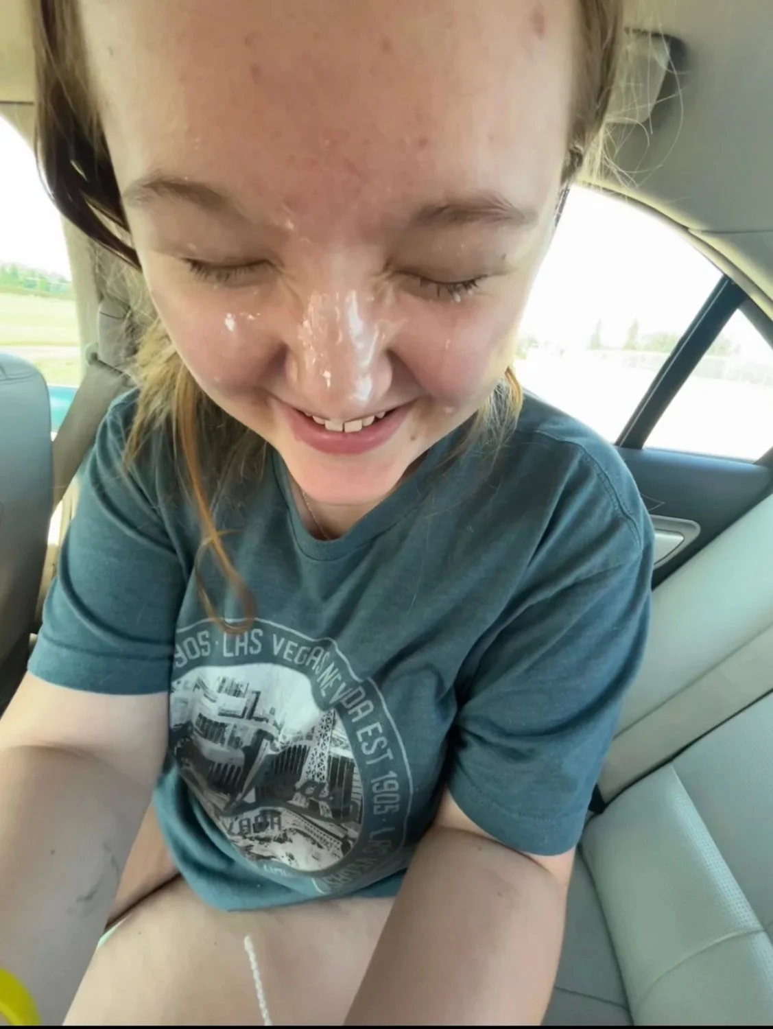 Big tits redhead teen loves facials image 5