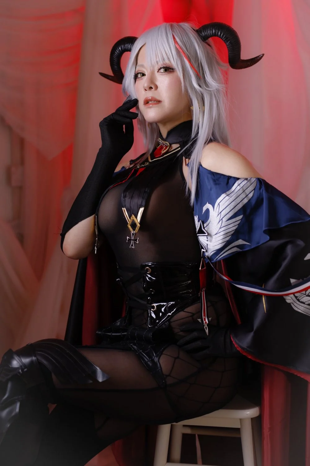 Azurlane Aegir cosplayer facial main image