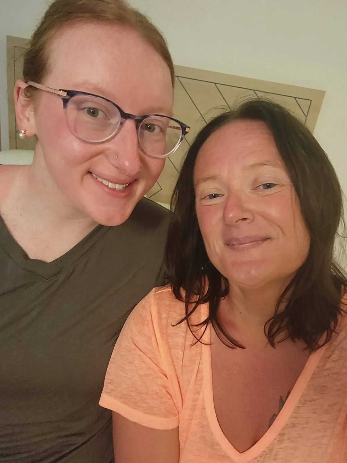 Mother & Daughter Swimsuit Cleavage image 6