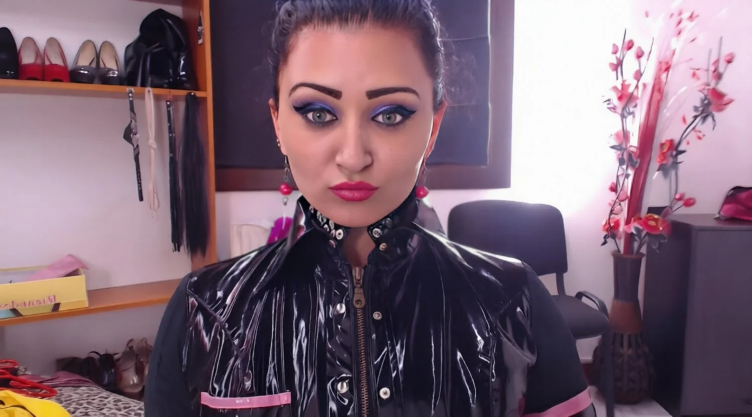 Super sexy PVC babe image 10
