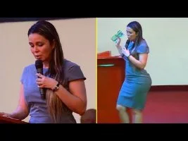 On stage fat as female pastor main image