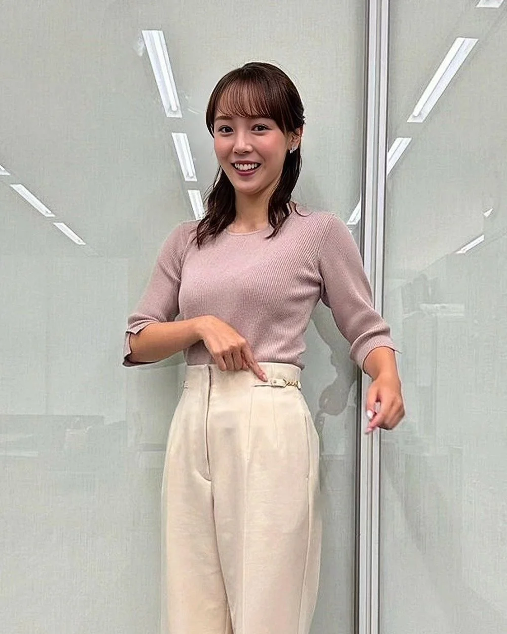🔚Japanese　顔抜き　フリーアナウンサー　森千晴　ソフトエロ　一発やりたい image 18