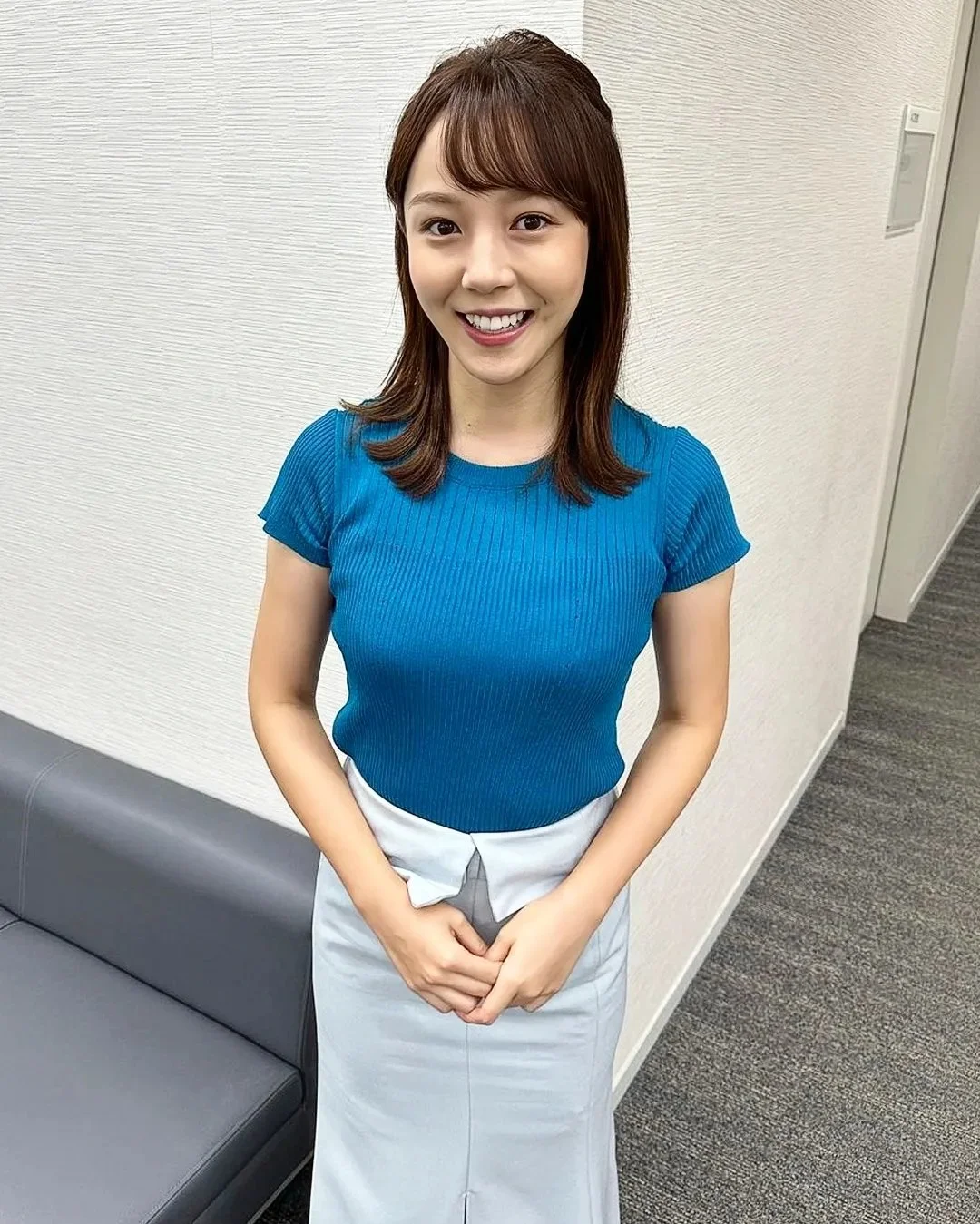 🔚Japanese　顔抜き　フリーアナウンサー　森千晴　ソフトエロ　一発やりたい image 31