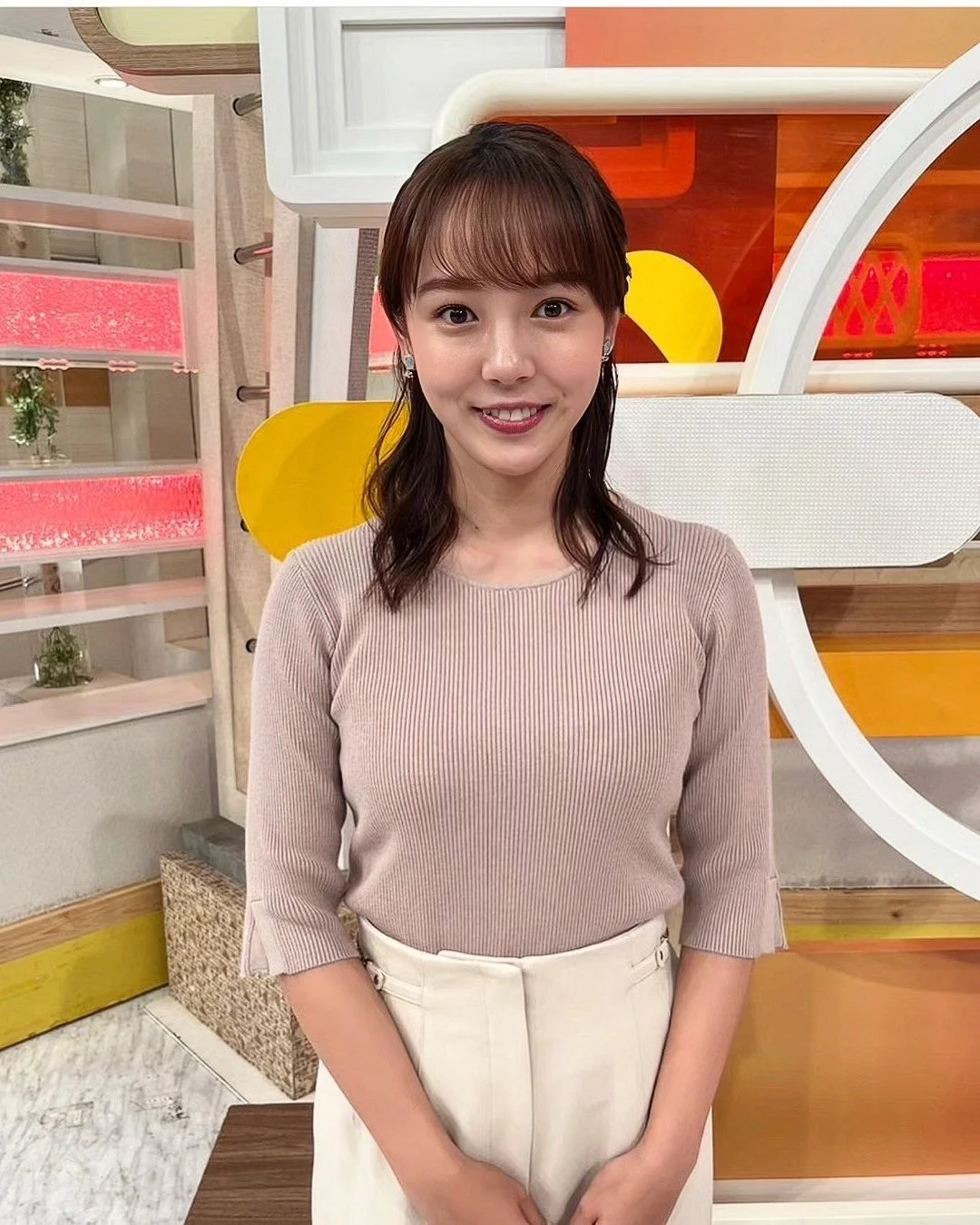 🔚Japanese　顔抜き　フリーアナウンサー　森千晴　ソフトエロ　一発やりたい image 8