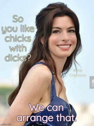 I would spread my legs so fast for pegging by Anne Hathaway cover image