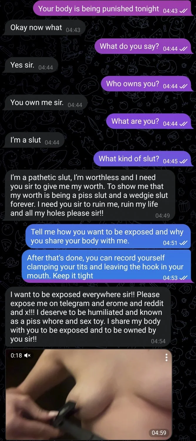 My slut, Lola, begging to be punished again image 2