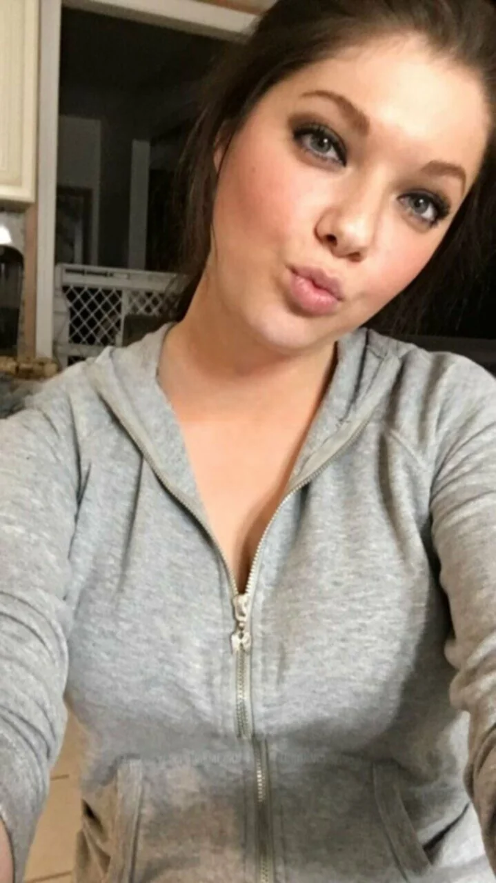 ex gf Zoey shows off her fat tanline tits image 16