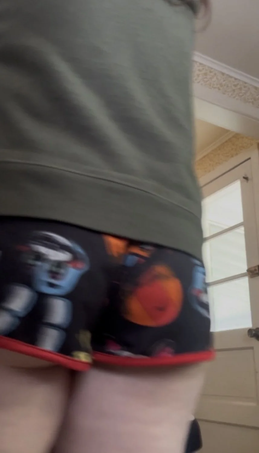 My sister showing her ass off around the house. 19yo image 5
