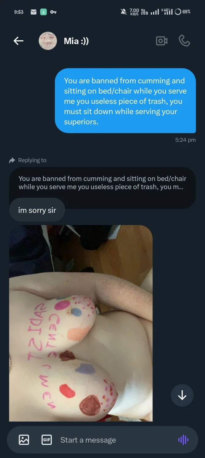 Fat humiliated cow 🐮 text me to get used and exposed. image 3