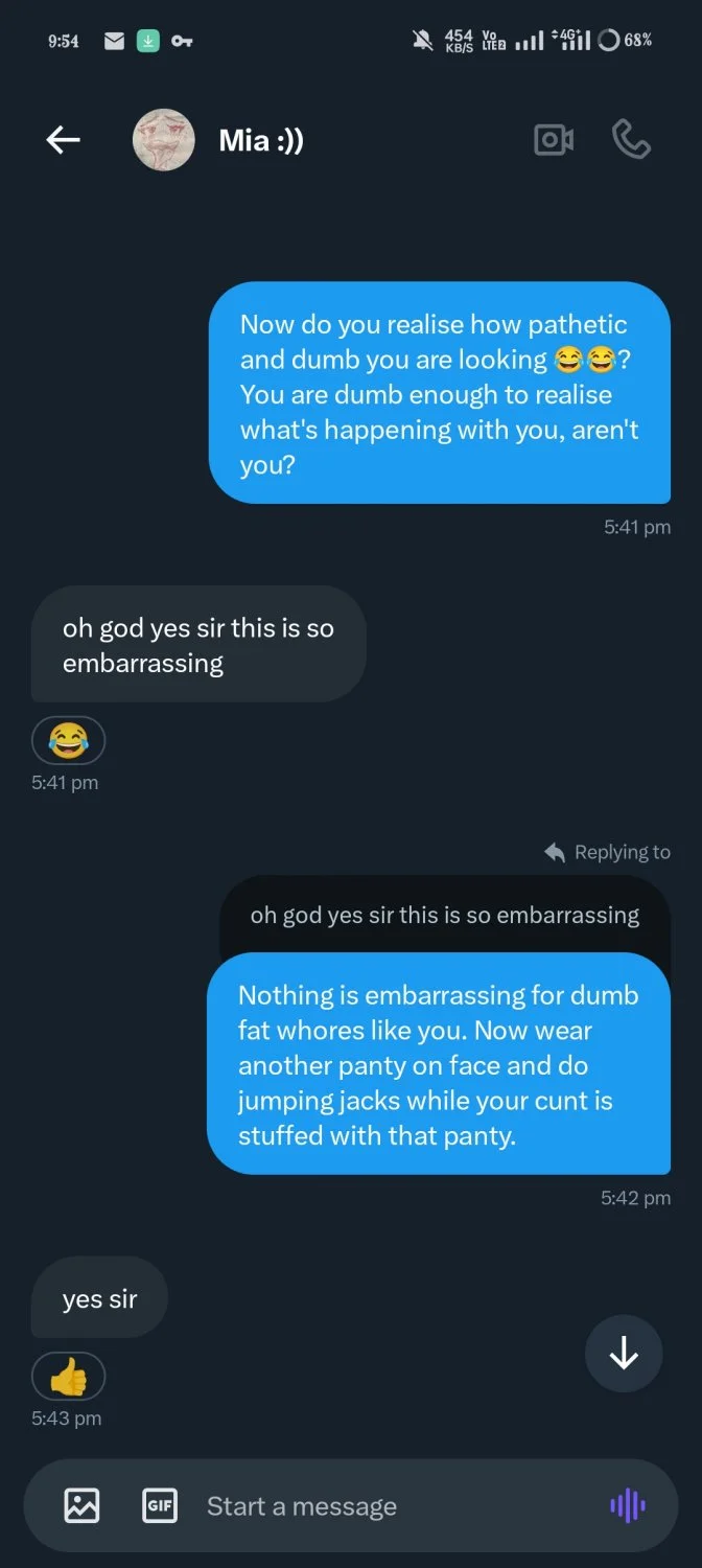 Fat humiliated cow 🐮 text me to get used and exposed. image 6