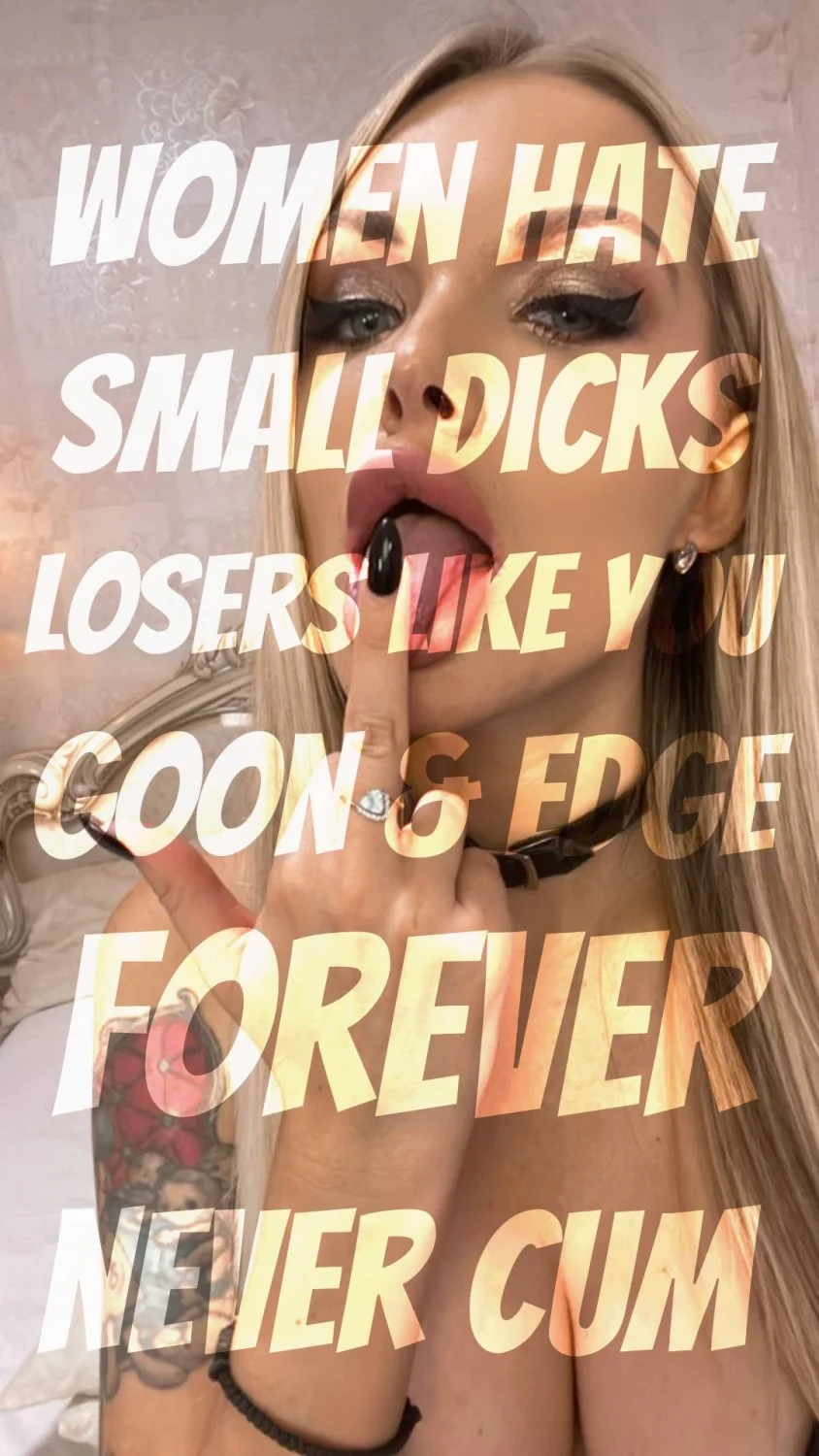 Humiliate yourself while stroking you dumb loser gooner! image 17