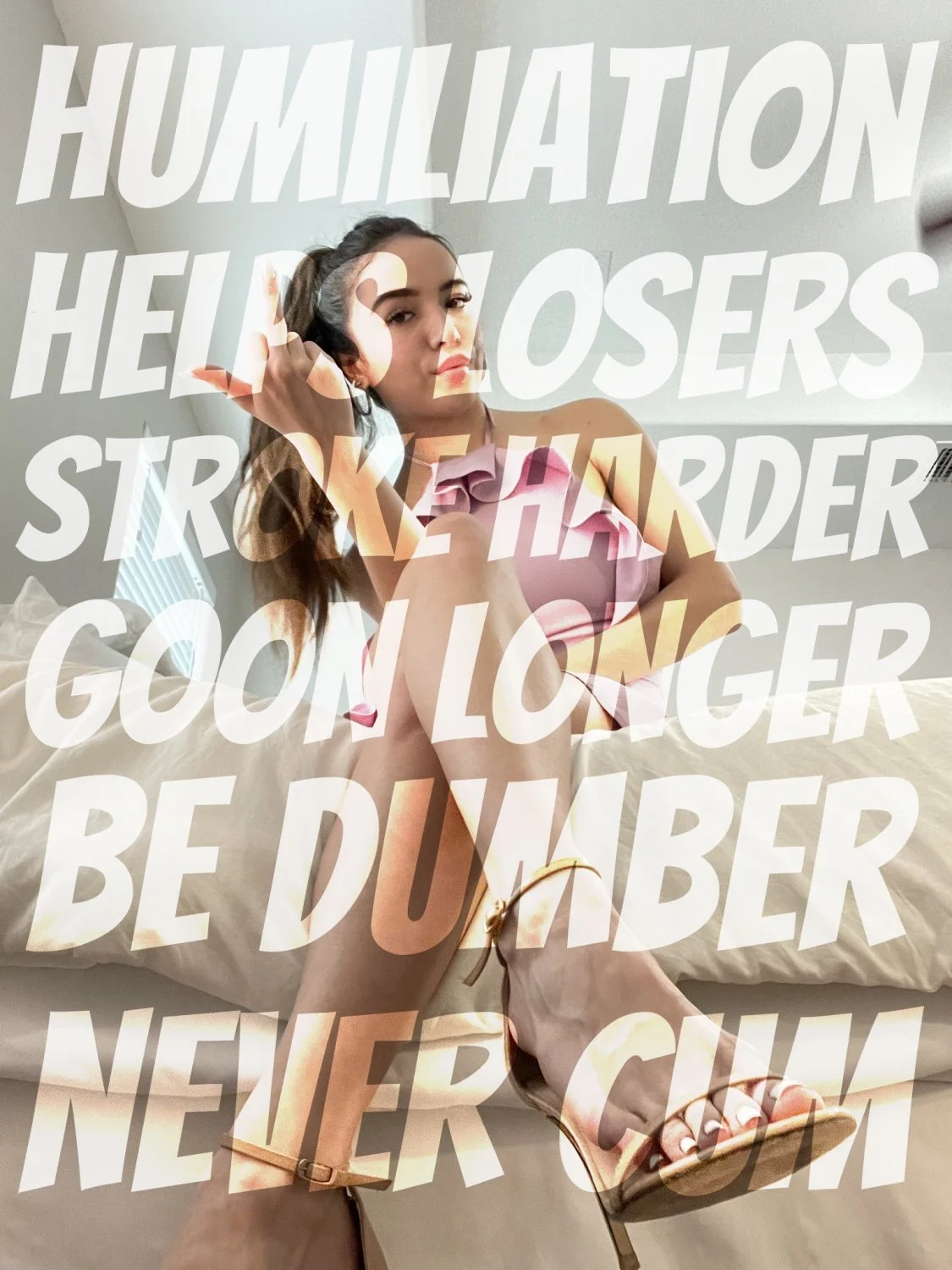 Humiliate yourself while stroking you dumb loser gooner! image 23