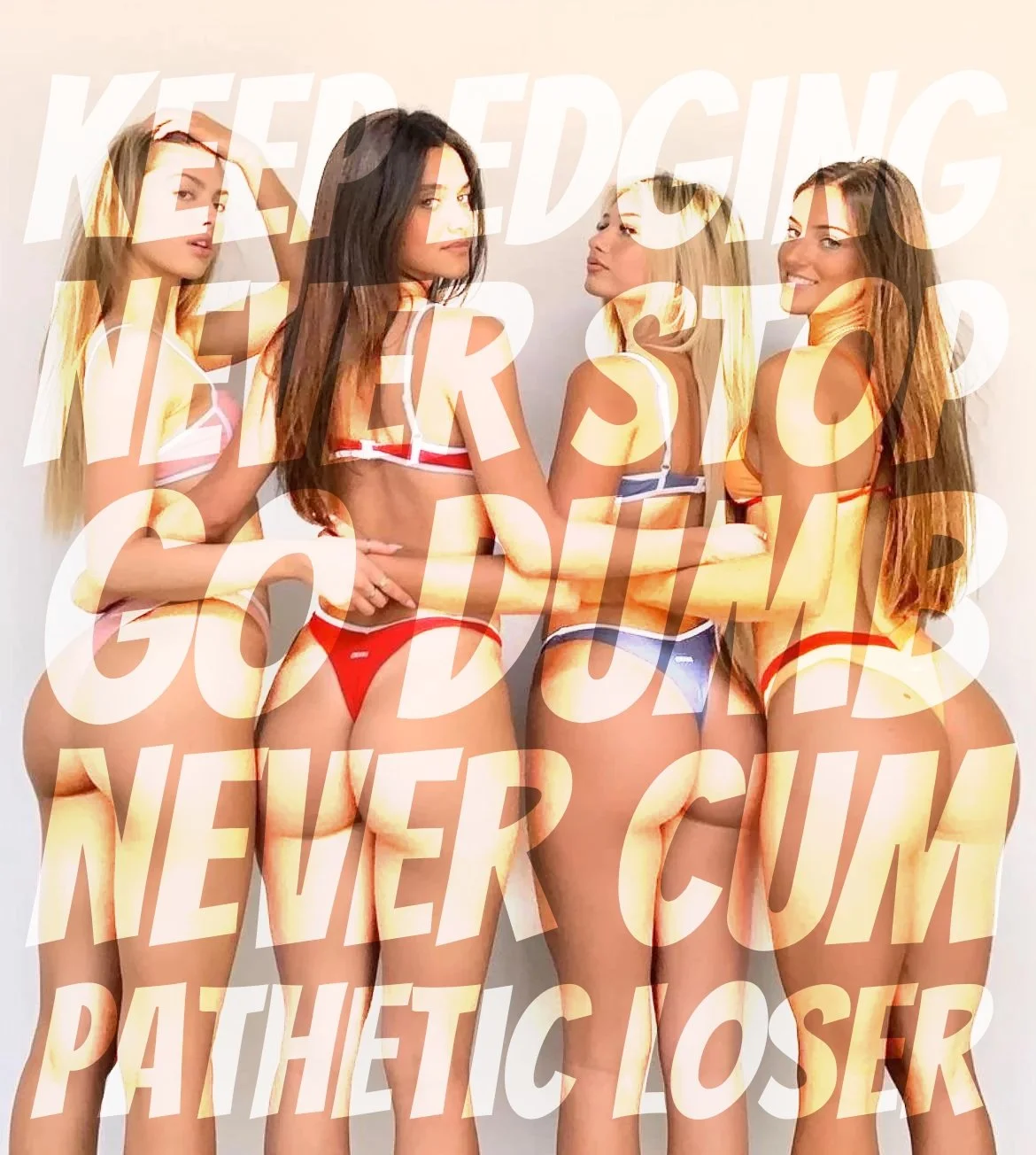 Humiliate yourself while stroking you dumb loser gooner! image 24