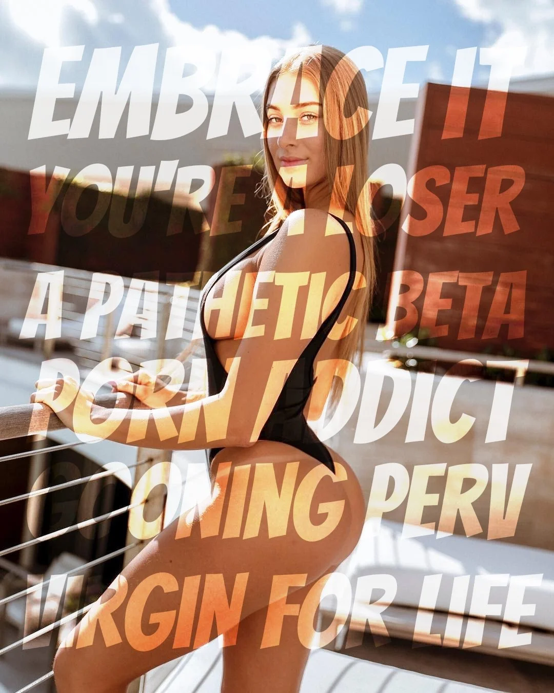Humiliate yourself while stroking you dumb loser gooner! image 9