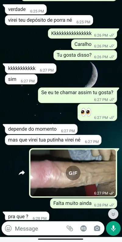 ela sabe que é meu depósito de porra cover image