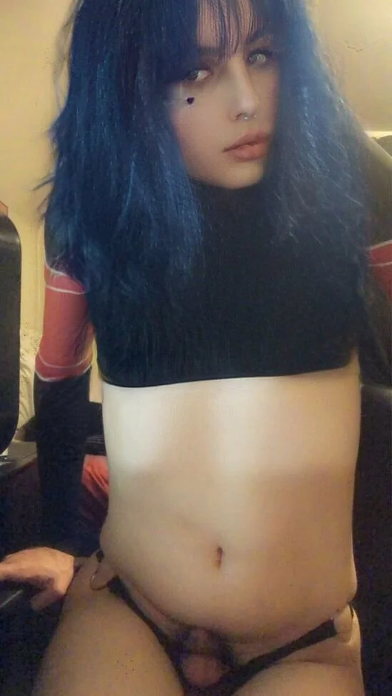 Trans Girl Natalie Okan Showing off her tiny clitty and fat ass pt 3. image 23