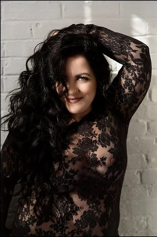 Brunette milf boudoir image 3