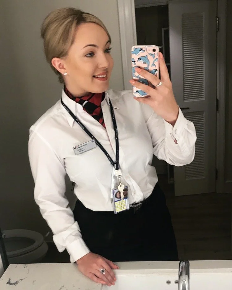 524 - Beautiful British Air Hostess image 5
