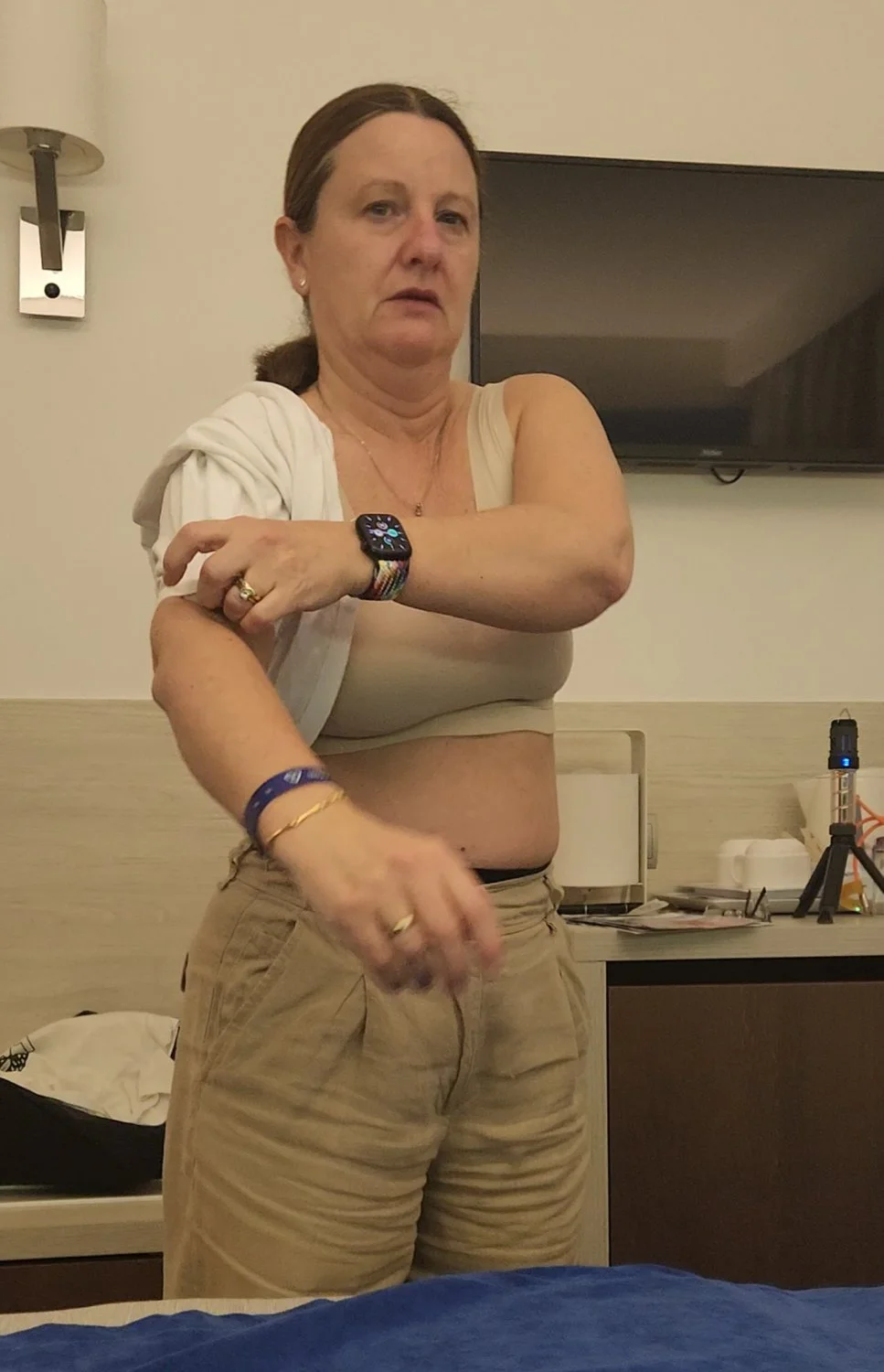 Tell her, she has to show everyone her tits! image 13