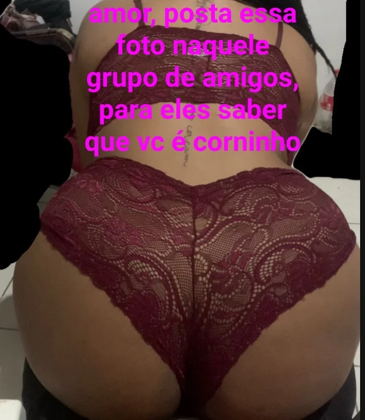 Seguidor pediu para legendar as fotos da namorada gostosa image 2