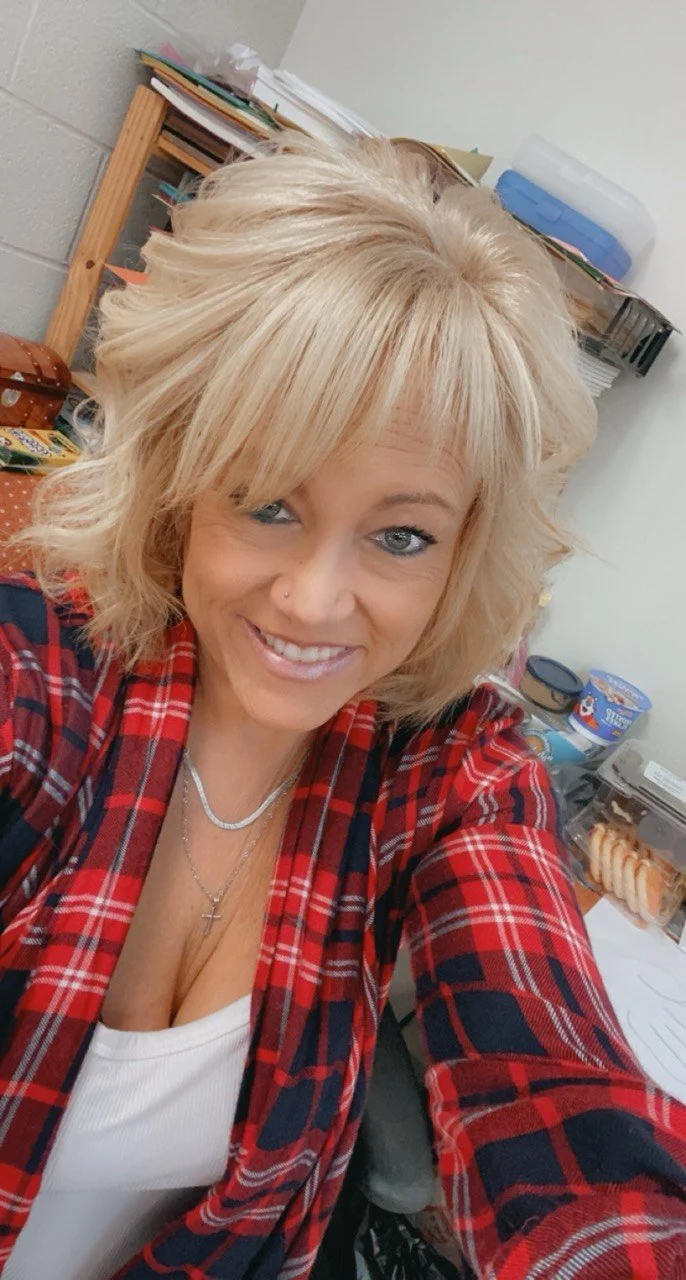Blonde MILF loves sucking cock and showing tits image 12