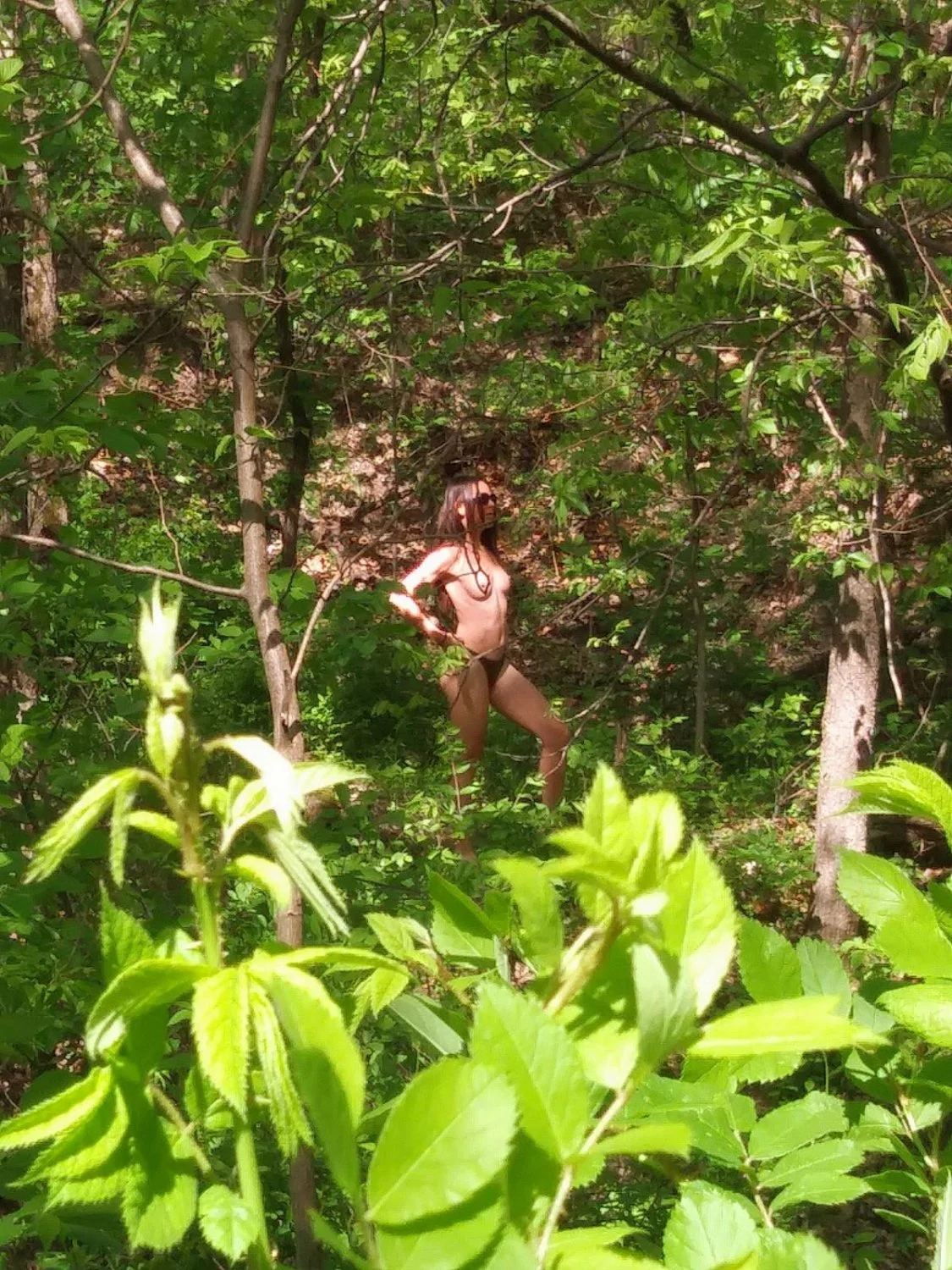 A&G - Exhibitionnist couple in nature image 22