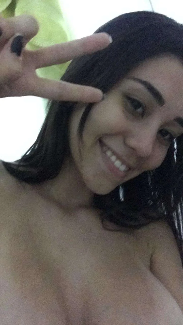 Gorgeous fat tits slut showing them off image 14