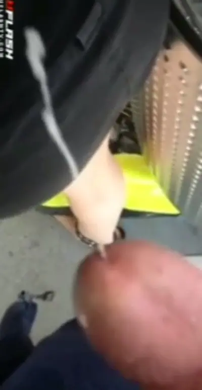 Cumming on a stranger in public cover image