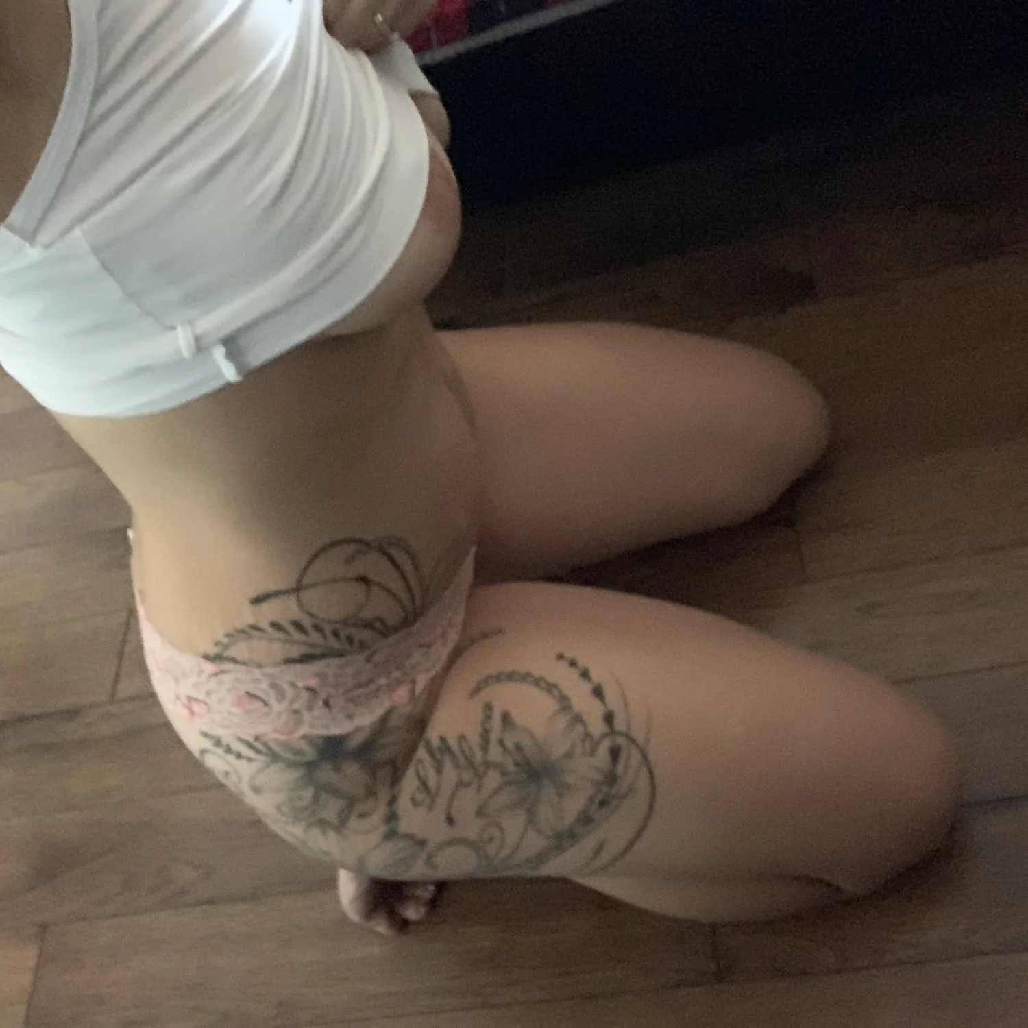 Exposing hotwife with big saggy tits image 13