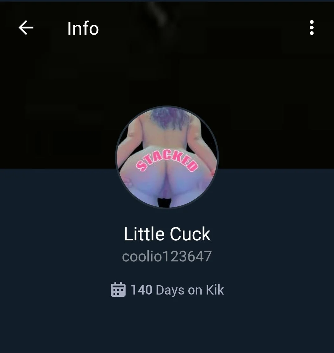 Coolio123647 got his slut poorly censored on kik main image