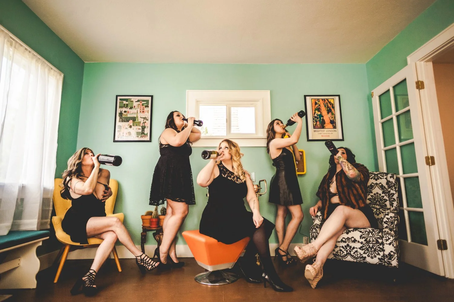 Tina & friends nude boudoir main image