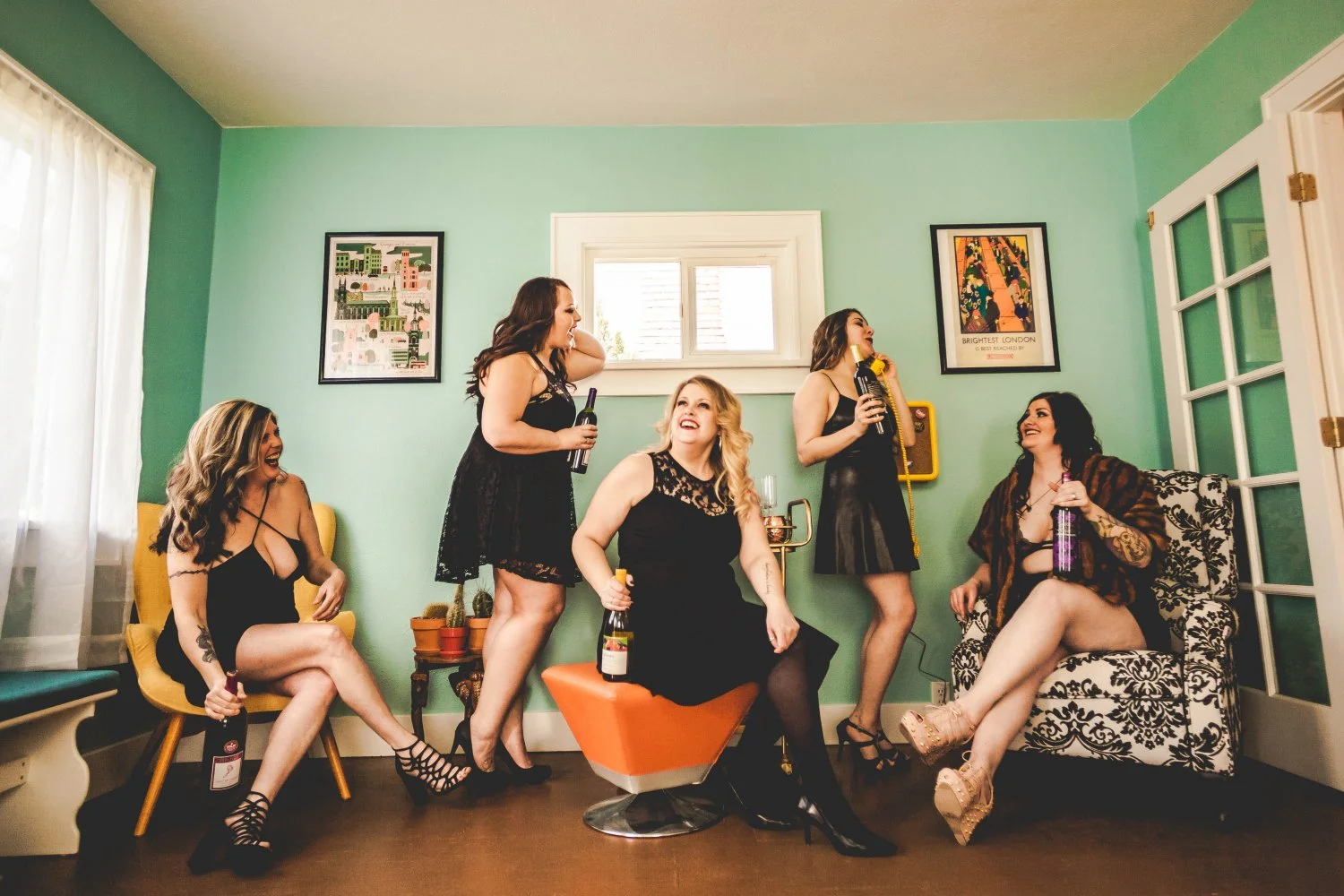Tina & friends nude boudoir image 3