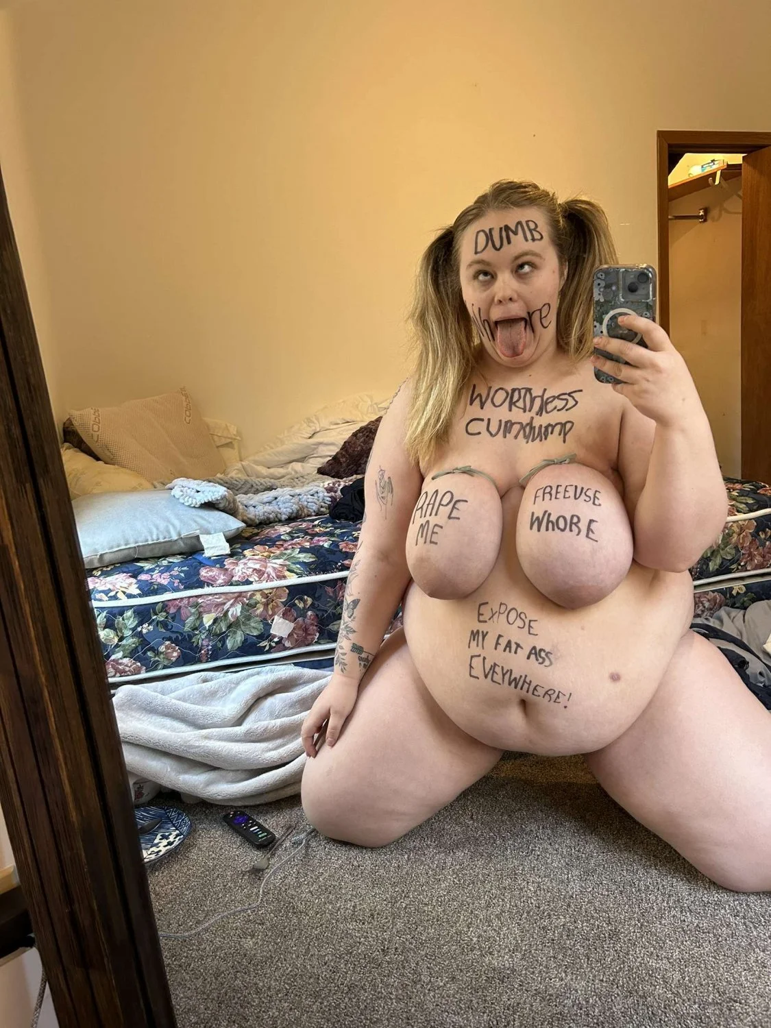 Dirty Nasty Fuck Meat Pig Whore image 12