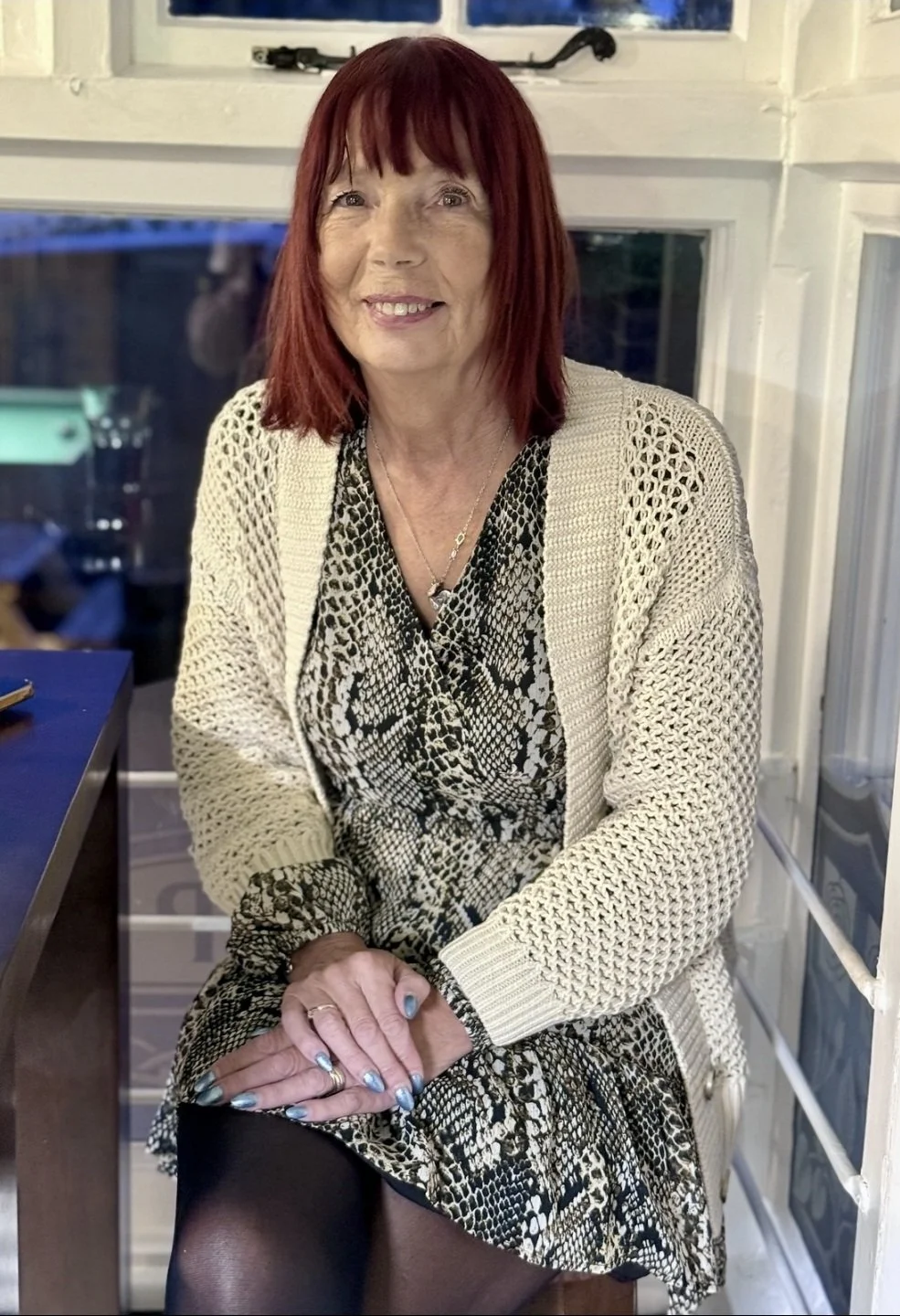 Sexy Mature Gilf Dressed Undressed image 2