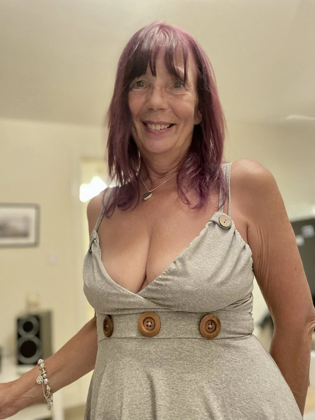 Sexy Mature Gilf Dressed Undressed image 5